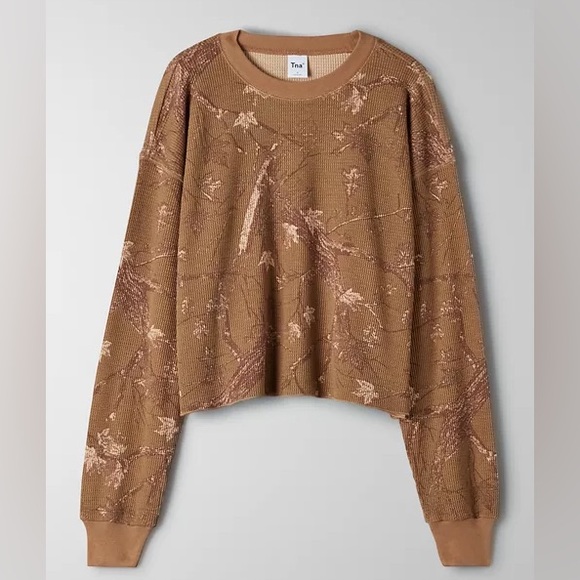 TNA Thermal Longsleeve Waffle Knit - Picture 1 of 3